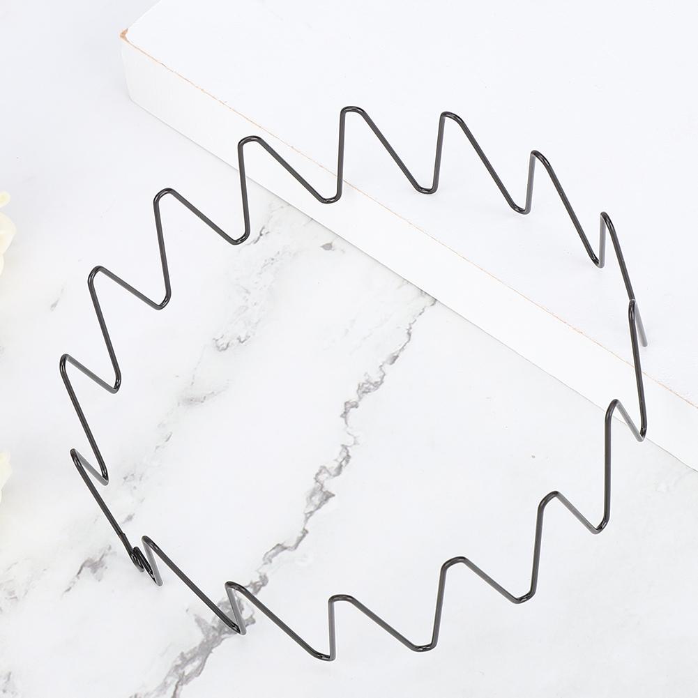 Blue ZOO Unisex Fashion Iron Wavy Hair Band Headband Sports Headwear Hair HoopWavy Hair Band