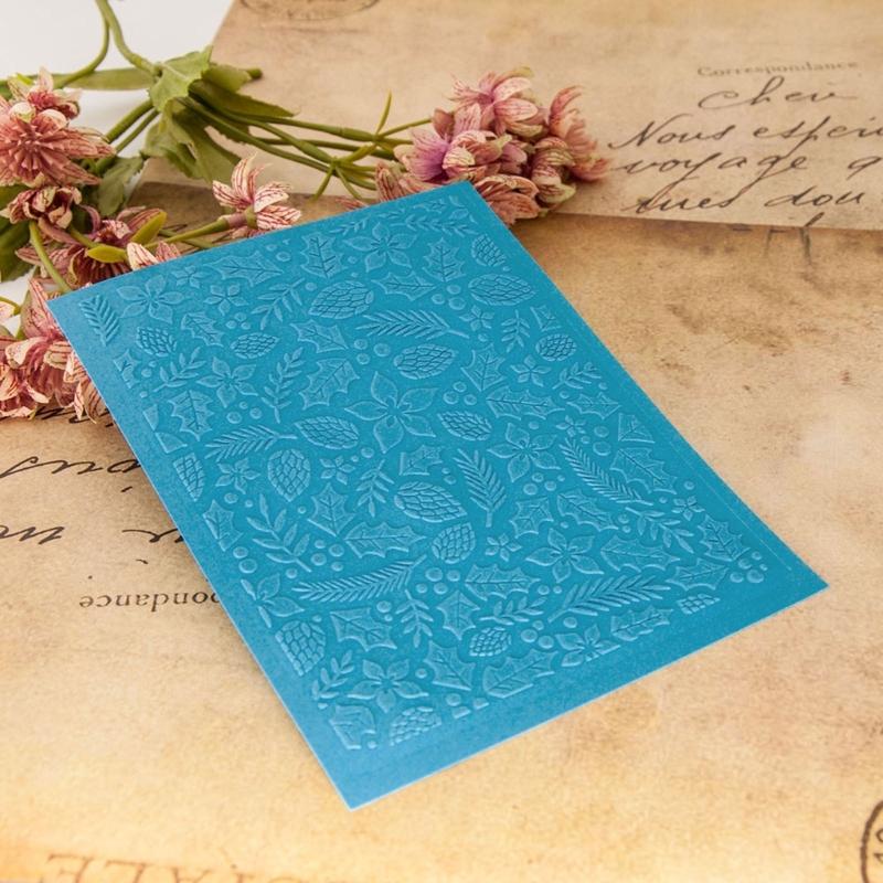 Crafting Stamping Plate for Handmade Projects Sturdy Plastic Texture Art Tool