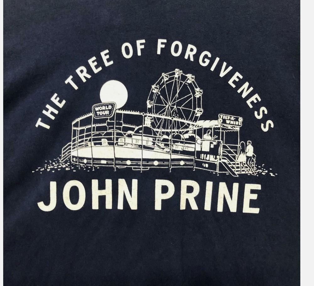 

2019 John Prine World Tour T shirt Tee Tree of Forgiveness Folk Unisex T-Shirt XL
