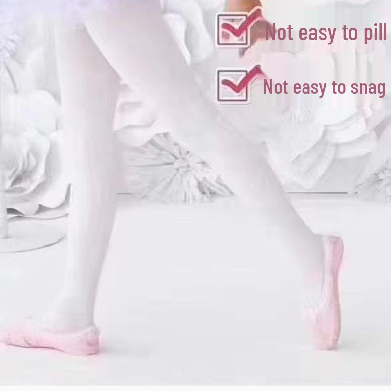 Girls' Flesh-Colored Dance Leggings and Stockings for Autumn and Winter