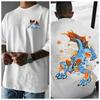 Pokémon Anime 2025 Summer Men's Harajuku T-Shirt Streetwear Cool Printed Loose Fit Casual Outdoor Short Sleeve Parent Child Top