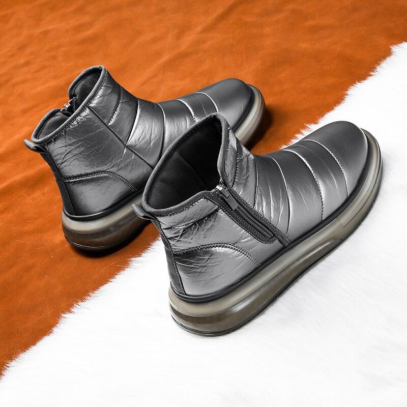 Men Women Winter Super Warm Boots Winter Sneakers Fashion Thick Bottom Snow Boots Plus Size Couple Shoes 665