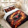 Custom Name Bedding Set 3 PiecesBon Jovi Print Duvet Cover + 2 Pillowcases Soft Bed Decor