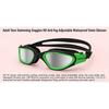 Adult Teen Swimming Goggles HD Anti-fog Adjustable Waterproof Swim Glasses MM7200 WHALE