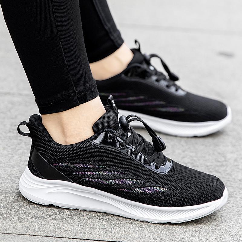 Brand Spring and Autumn Non-slip Lightweight Walking Shoes Casual Sports Breathable Mom Shoes