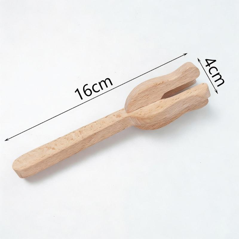 4 Pegs Wooden Knitting Fork With Bent Tip Knitting Hook and Sewing Needle For Scarves Blanket Hat Bag Home Decoration