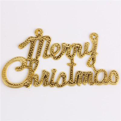 Frohe Weihnachten Kleinbuchstaben Schild Dekoration