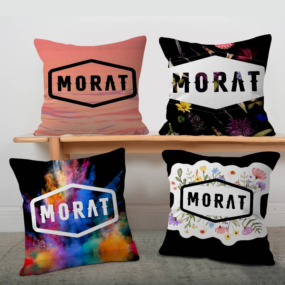 M-Morat Band Cushion Cover Pillowcase Upholstery Sofa Throw Pillow Home Decor Pillowcas
