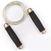 "Fitness Speed Tangle-Free, Adjustable and Soft Foam Handles Ideal for Men's and Women's Rope Gym Equipment, Black"