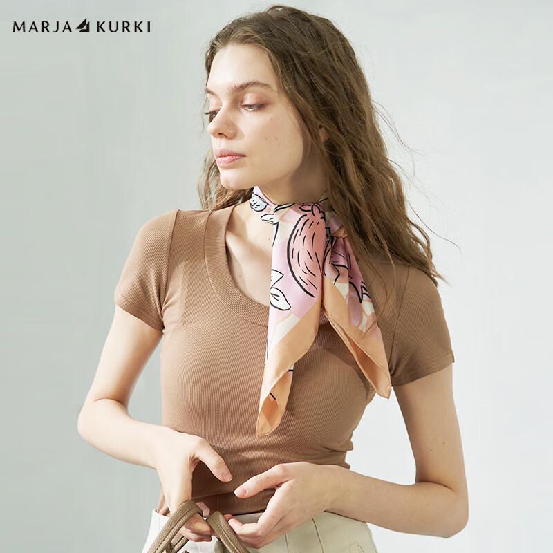 

Шелковый платок MARJA KURKI Bao Ying Ying De Xing Fu 68x68cm