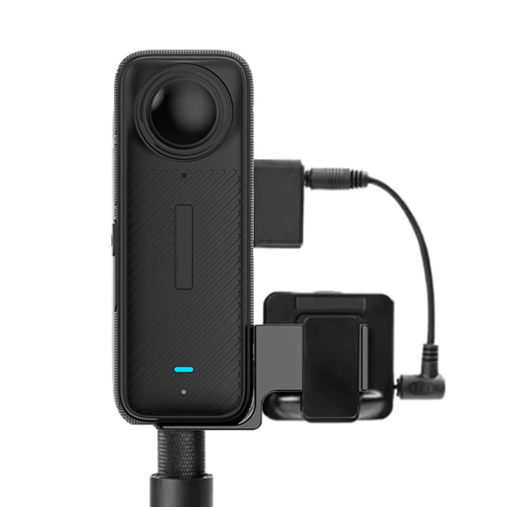 Microphone Adapter for X5 X4 X3 Action Camera Microphone Extension Invisible Microphone Holder with Sound Cable X2, Bracket, 3.5mm