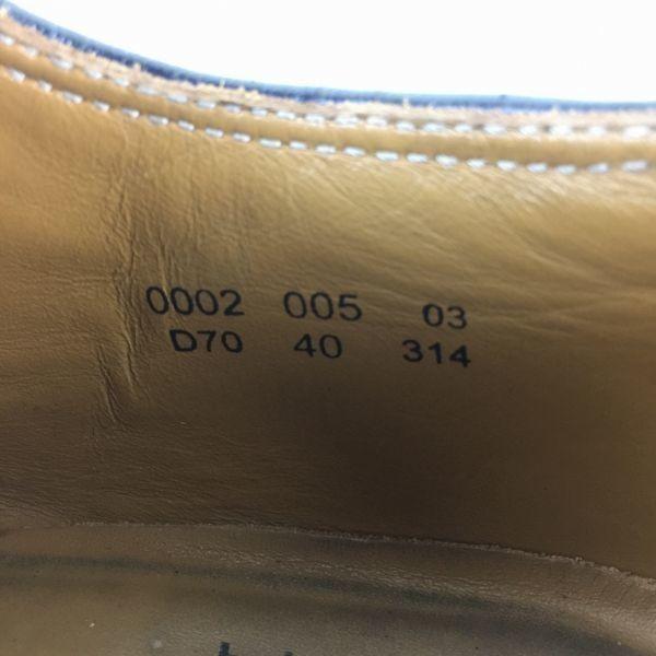 REGAL Wingtip Business Shoes Black size 24.0EE(USED)