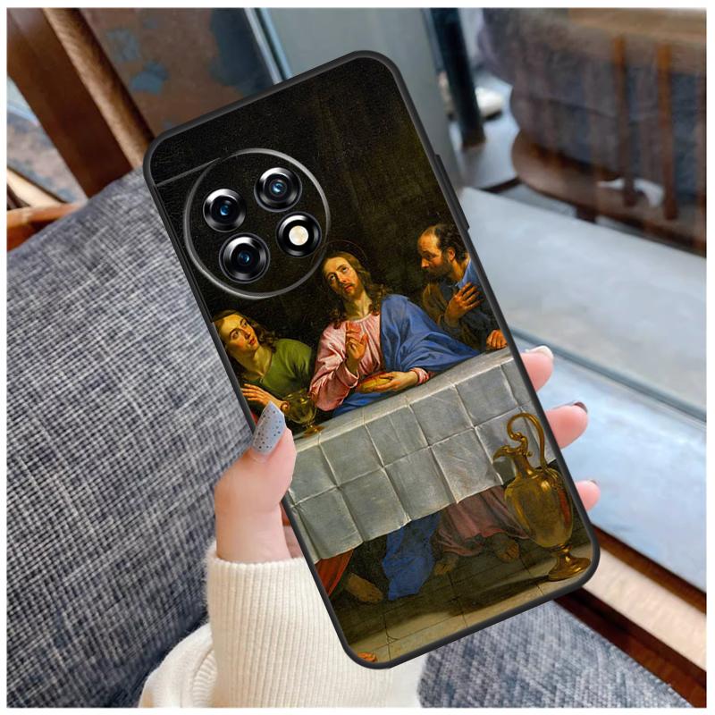God Jesus Case For OnePlus 13T 8T 10T 9 10 Pro 15 13 12 11 13R 12R Nord CE 5 2 3 4 Lite N20 N30 Coque