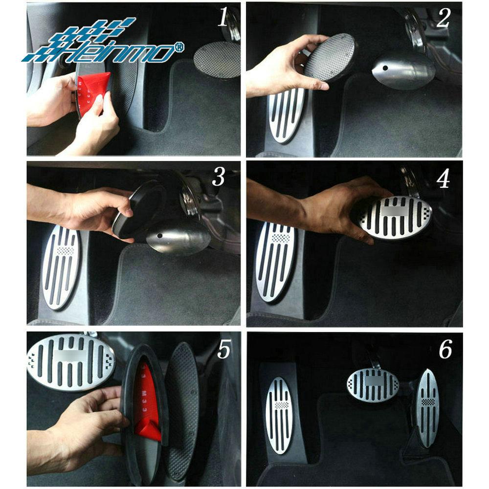 Auto Footrest Pedal Cover For MINI Cooper Countryman Accessories F60 R60 Clubman F54 R55 One R50 R53 R61 F55 F56 Automatic Gear