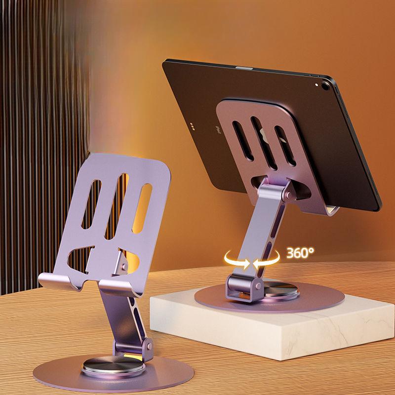 1PC All-metal 360-degree Rotating Mobile Phone Bracket, High-end Mechanical Bracket, Mobile Phone General Metal Support Frame