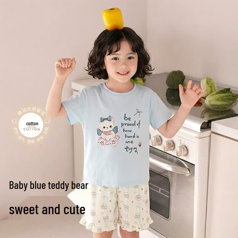 ZISEHY Girls' Pure Cotton Pajamas