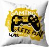 Video Game Cushion Pillow Case Cover Neon Gamepad Joystick Pillowcase For Gamer Boys Bedroom Decor Couch Decorative 1 Pc 40X40