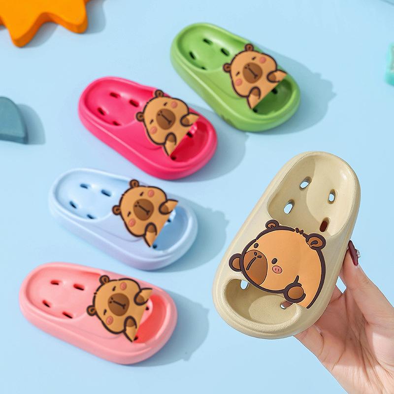 Kapibara Children's Summer Sandals for Boys and Girls, New Leak-Proof, Non-Slip, Breathable Kids' Sandals
