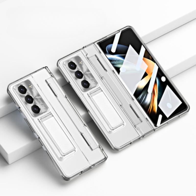 Luxusní ochranné pouzdro s ložiskem a pantem pro Samsung Galaxy Z Fold 3 4 5G 360° celé balení Nárazuvzdorný kryt telefonu pro Fold3 Fold4