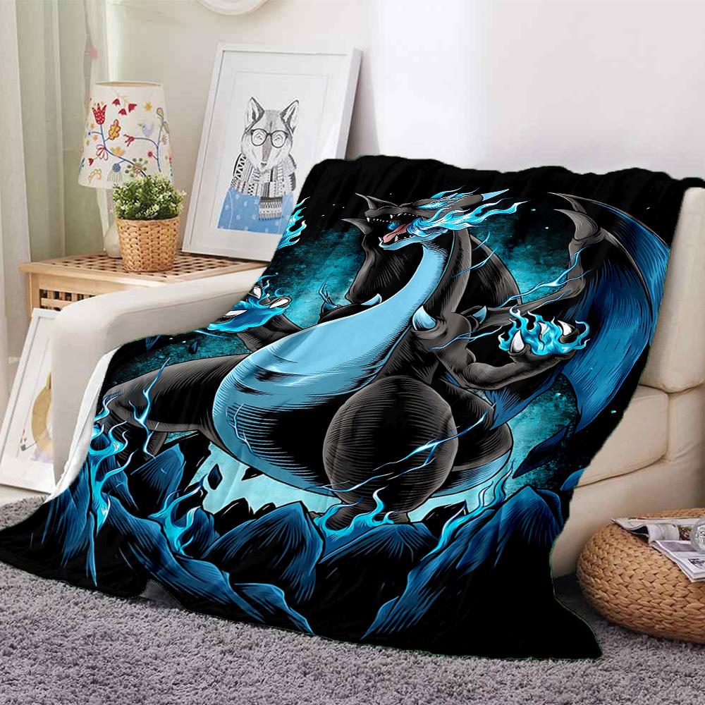 1pc Dragon, Fantasy Art Blanket Lightweight Flannel Blanket Throw Blanket For Sofa, Bed, Travel, Camping, Livingroom, Office, Couch