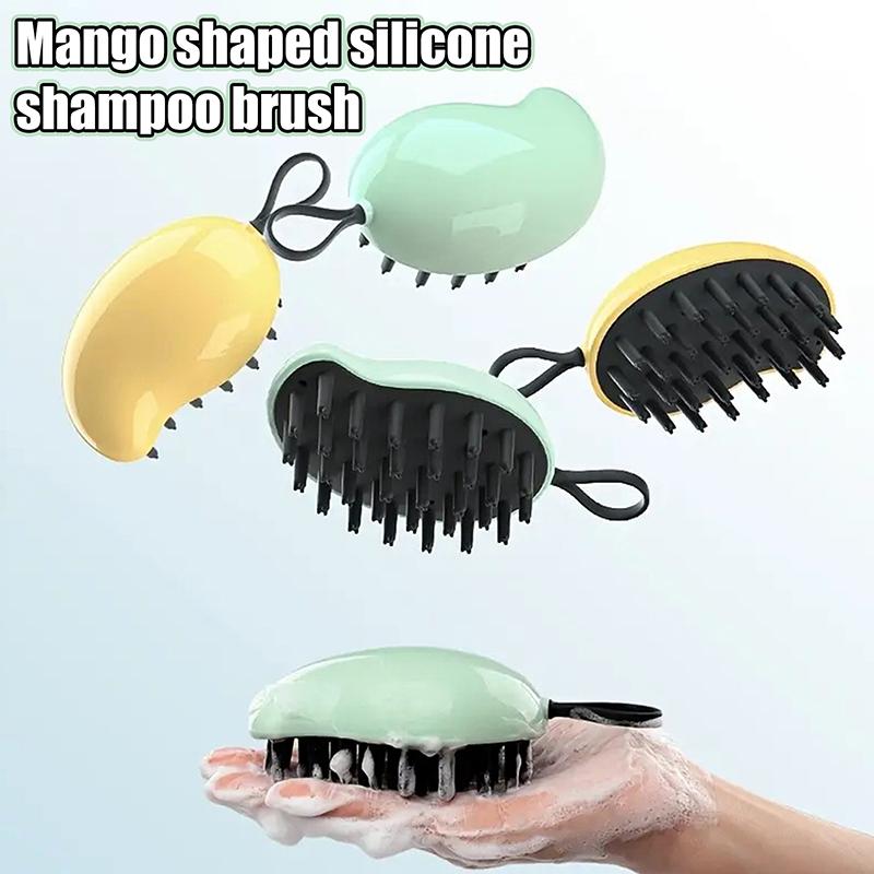 Shampoo Brush Massager Household Head Shampoo Massage Brush Tool Silicone Hair Grabber Scalp Meridians Shampoo Massage