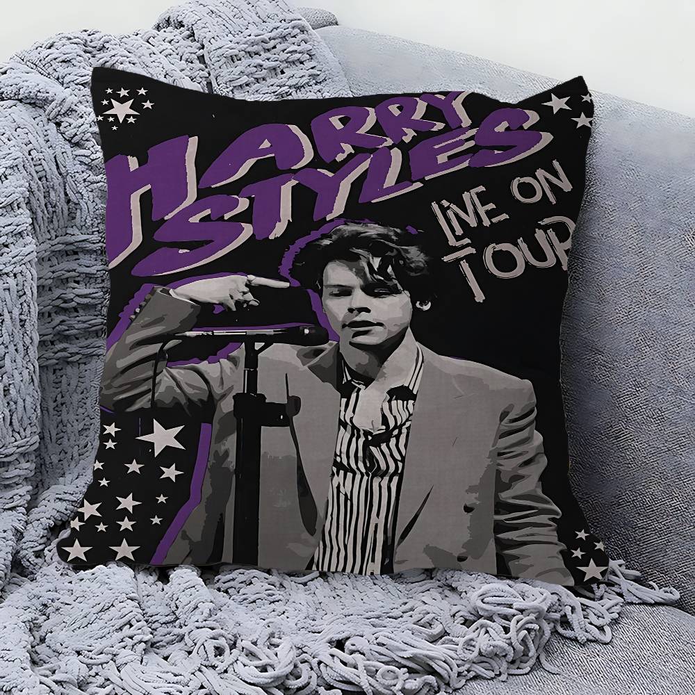 Singer H-Harrys S-Styles Pillowcase Toon Gift Cushion Cover Bedroom Home Sofa Chair Seat Decor Pillow Case