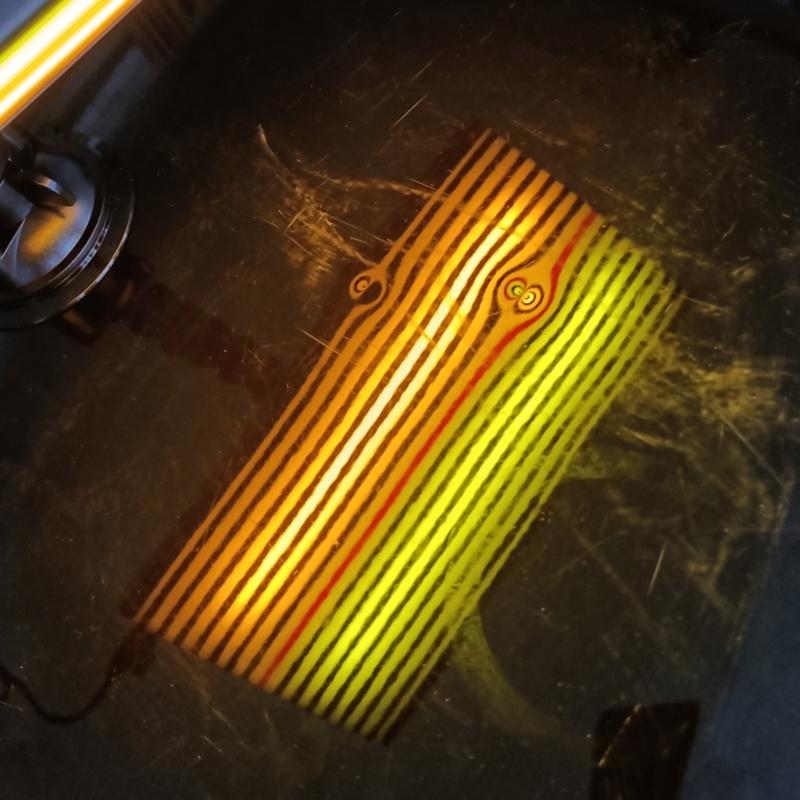 Car Repair Tool Color Adjustable LED Dents Lamp for Dents Removal Dents Lamp Board LED Stripe Line Board Detection Light