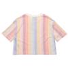 Nike Sportswear Color Block Striped Short Sleeve T-Shirt Women Tops Multicolor CJ2503-100