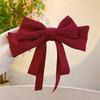 Hairpin Smooth Satin Hand-Sewn Three-Dimensional Ribbon Large Bow Hair Clip Hair Styling Tool Hair Accessories