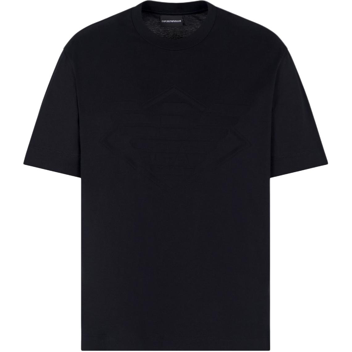 

Emporio Armani FW25 Logo Insert Short Sleeve Pullover T-Shirt Men Tops EM002968-AF10762-FB282 3XL