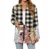 Women's Christmas Printed Lightweight Cardigan Long Sleeved Casual Loose Thin Fit With Pockets Cardigan Jacket
