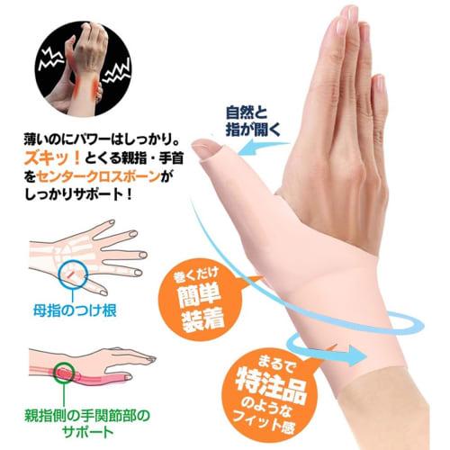 Ultra-Thin Wrist and Thumb Support with Built-in Spring, Stabilizing and Protecting, Ultra-Thin, Pressure-Adjustable, Thumb Base Support, Protection,