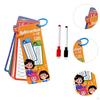 Kids Mathematics Flashcard with Binder Ring Reusable Tear Resistance 15 Card