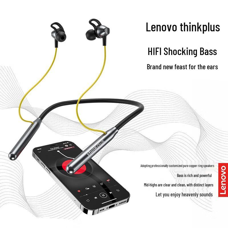 

Lenovo BT10 Sport Neckband Bluetooth Headset