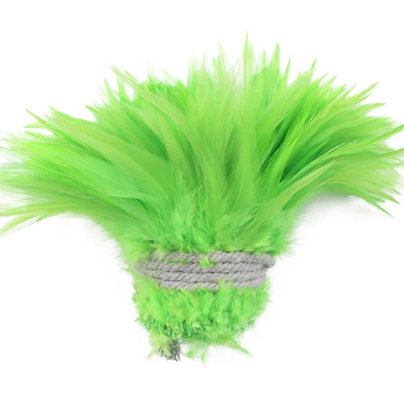 1 Roll Natural Pheasant Feathers for Crafts Jewelry Needlework Decoration Fly Tying Materials Chicken DIY Handicraft Accessories