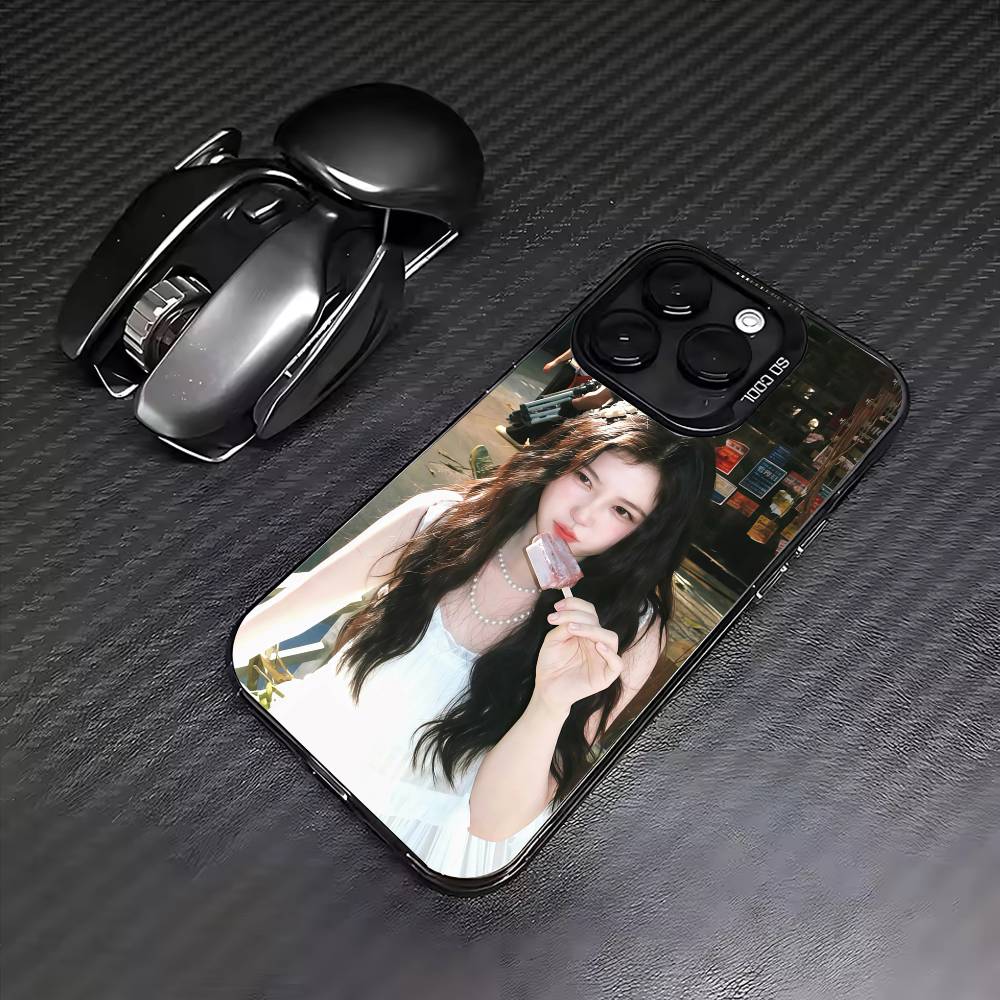 E-Esther Yu Shuxin Phone Case For iPhone 17, 16,15,14,13,12,11 Plus,Pro Max, Colorful Silver Funda Cover