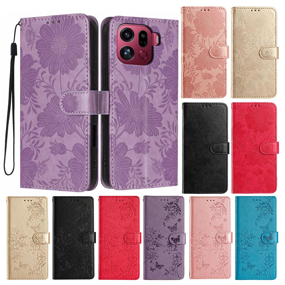 Elegant Leather Wallet Case For Realme 16 15X C85 C83 C63 C61 Note 80 60 60X OPPO F31 K12X F21S F21 Pro Card Storage Phone Cover
