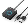 Dual Device Car AUX Adapter Bluetooth 6.0 Hands-Free Car Kit USB Music Player  Music Streaming