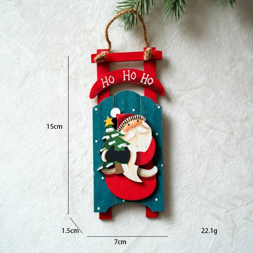 Pendant Style Christmas Tree Pendant Hanging Design Santa Claus Decoration Home Holiday Decor