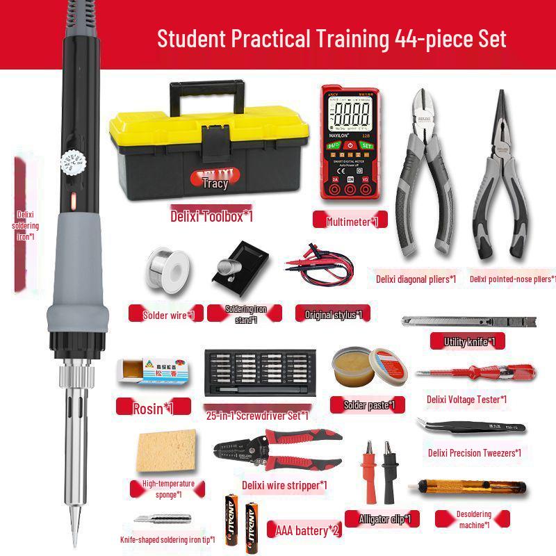 Complete Electrician Tool Kit with Multimeter for Students & Home Repair