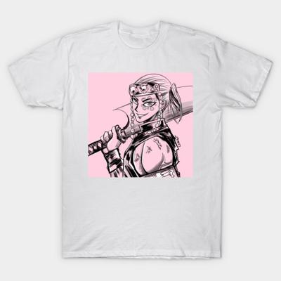 Asian Size Cotton Unisex Tshirt Print T-shirt Tengen Uzui In Demon Slayer Art Ecopop T-shirt No-Cut Print Regular Fit