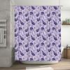 Floral Shower Curtain Set Waterproof Vintage Flower Pattern Bathroom Decor Fabric Curtain Liner Backdrop Farmhouse Style