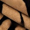 Zebra Pattern Plush Sofa Cushion Nordic Style Fashion Sofa Cover Non-slip Thickened Warm Seat Cushion