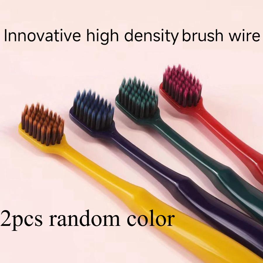 

Four colors New Volcanic Charcoal Toothbrush Widen Soft Eco Friendly Portable Fiber bursh Premium Oral Hygiene Care Dropshipping