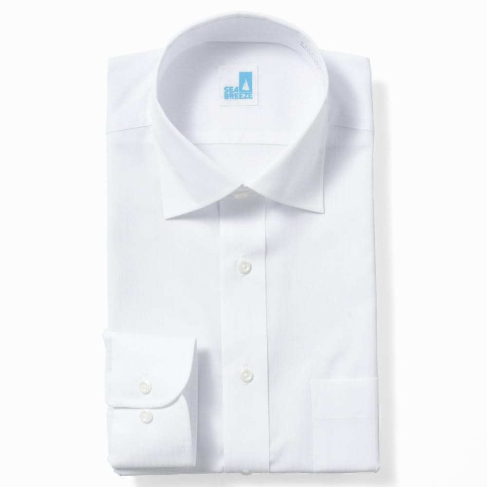 

Flex Japan SEA BREEZE Мужская рубашка с длинным рукавом, 50% хлопок, 50% полиэстер, сохраняющая форму, прохладная на ощупь, стандартный крой