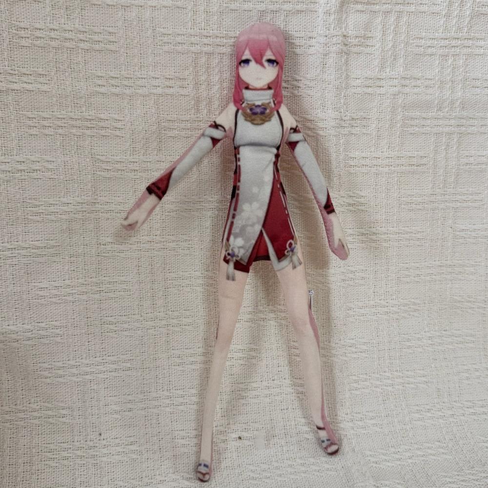 Genshin Impact Plush Genshin Impact Doll Toy Merch Diluc Neuvillette Xiao Lumine Hu Tao Stuffed Doll Plushie Blind Box Gift