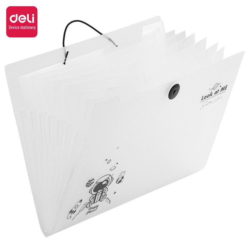 A4 Large Capacity Accordion Folder with 5 & 8 Grids - Student Test Paper & Document Organizer