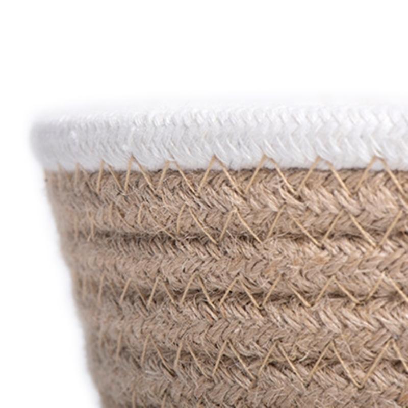 Multipurpose Handmade Cotton Rope Storage Baskets for Decoration and Storage Versatile Organizers Home Accessory