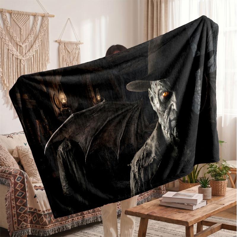 Warm Flannel BlanketJeepers Creepers The Creeper Soft Cozy Throw Blanket for Bedroom Couch
