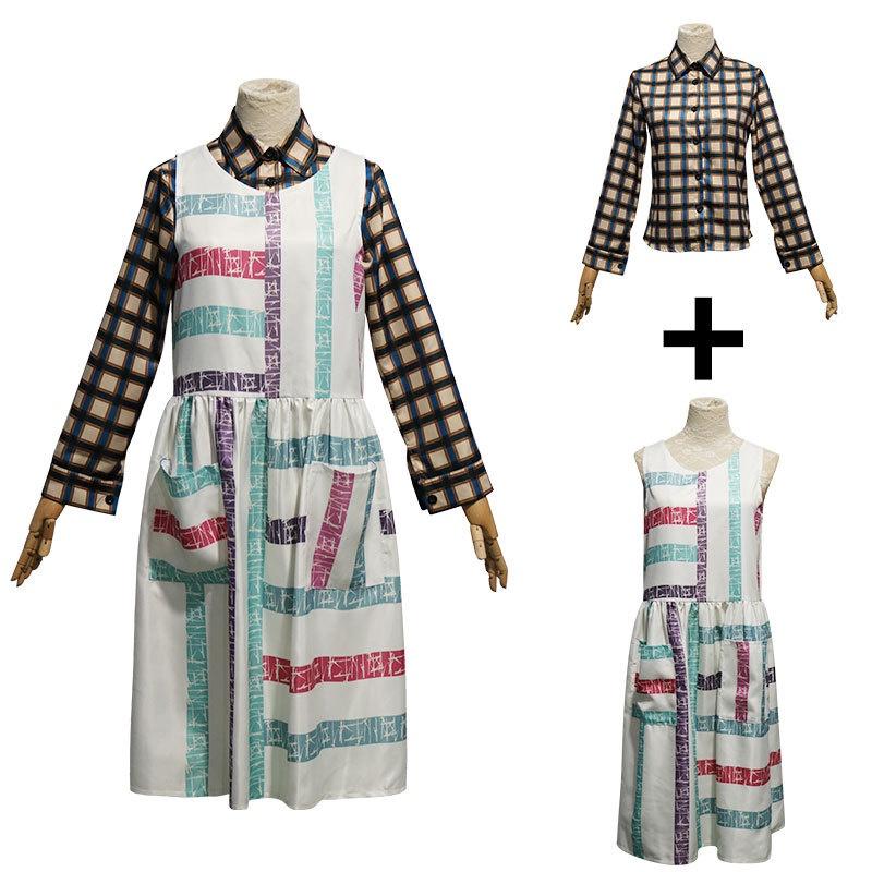 Sei der coolste Stranger Things Fan mit diesem Erwachsenen-Kostümset aus kariertem Hemd und Kleid